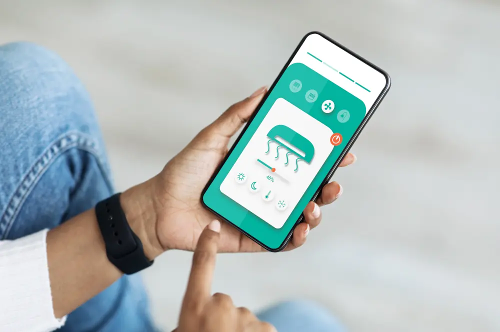 Controlling advanced air scrubber